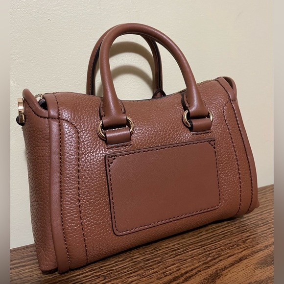 MICHAEL KORS CARINE EXTRA-SMALL PEBBLED LEATHER SATCHEL - Picture 3 of 8